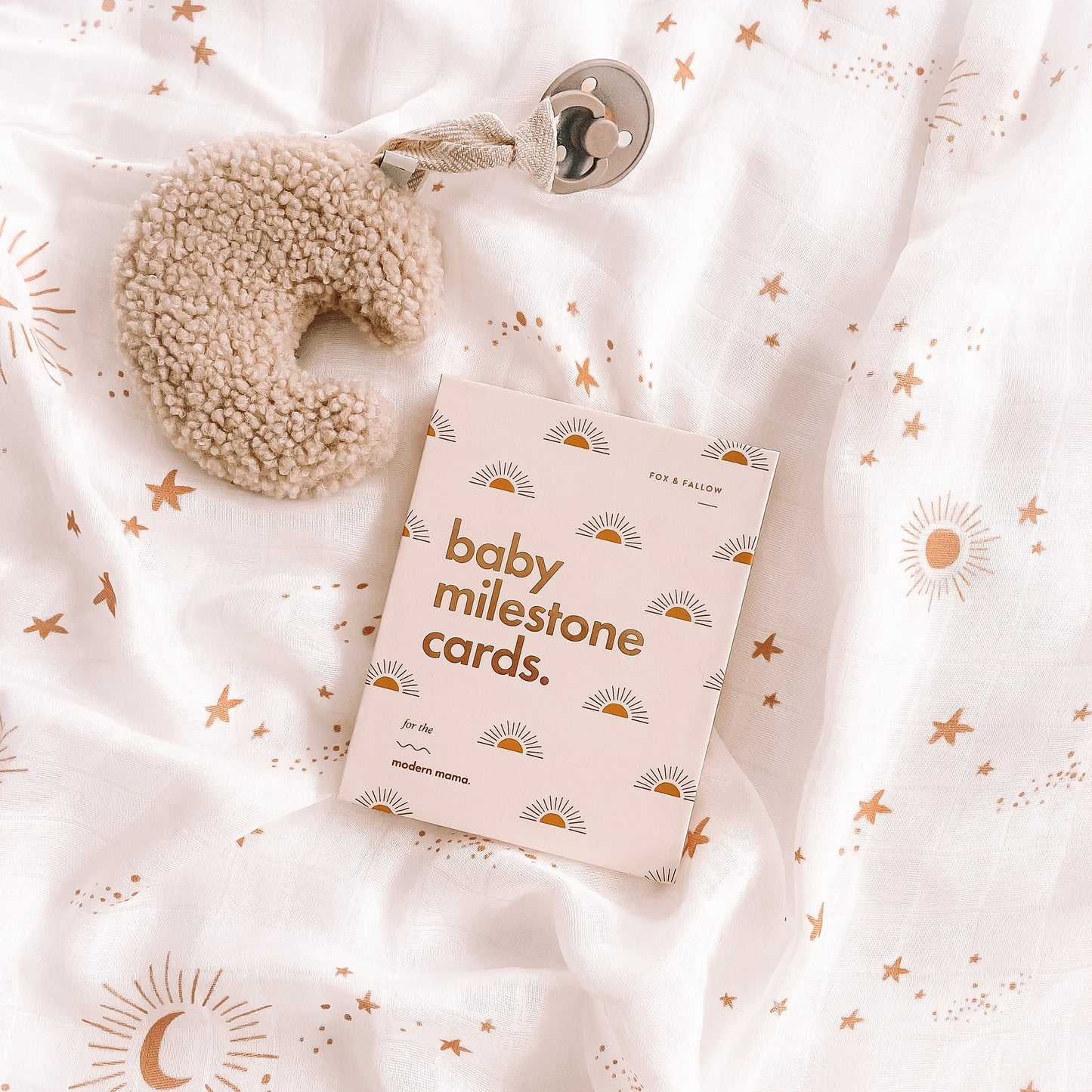 Baby Milestone Cards in Boho