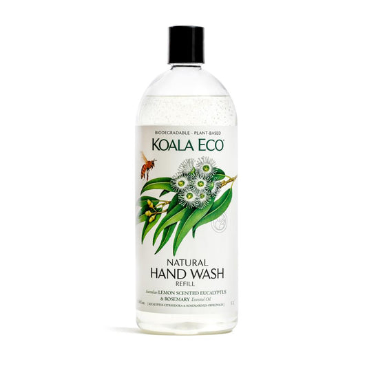 1 Lt  Natural Hand Wash REFILL - Lemon Scented Eucalyptus