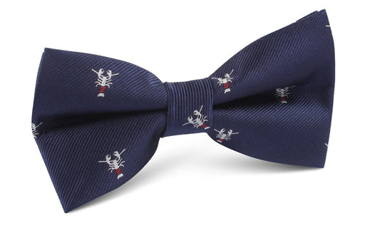 Navy Blue with Lobster Bow Tie