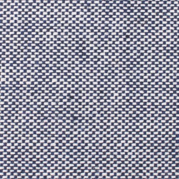 Navy Blue Tweed Linen Bow Tie