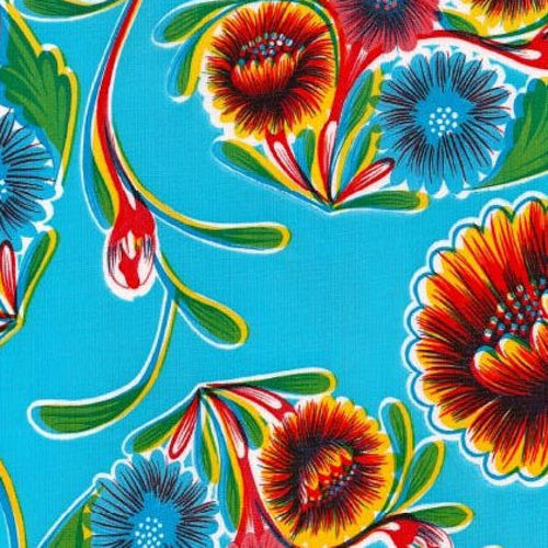 Tablecloth 120cm x 250cm - Sweet Flower Blue