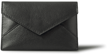 Postie Black Wallet