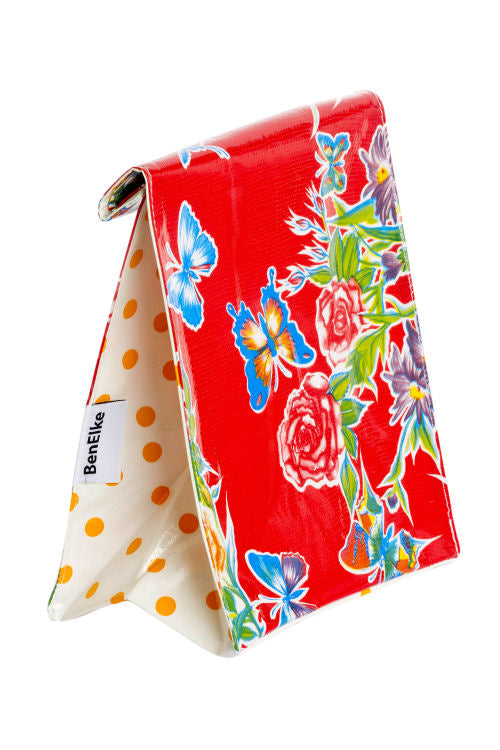 Red Butterfly Lunch Bag