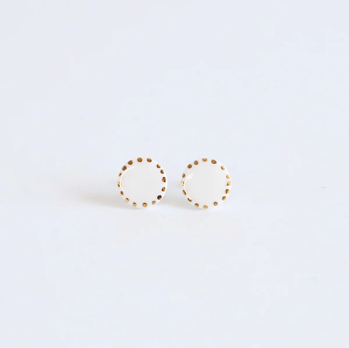 Single colour studs - gold dots