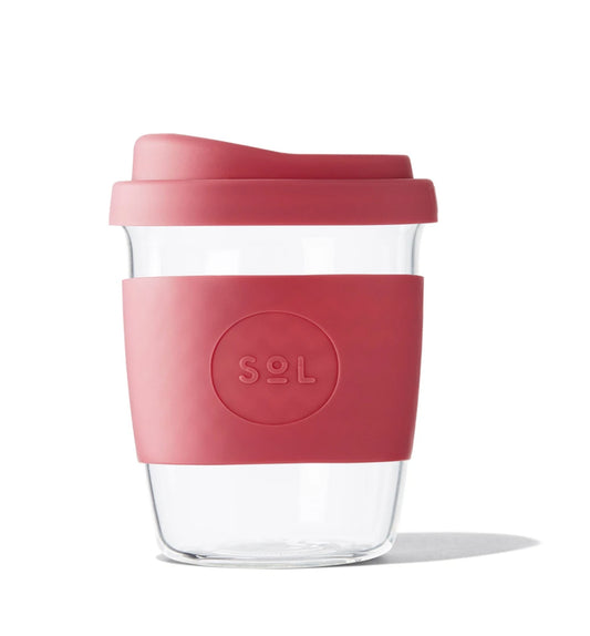 8oz Handblown Glass Reusable Cup - Radient Rosè