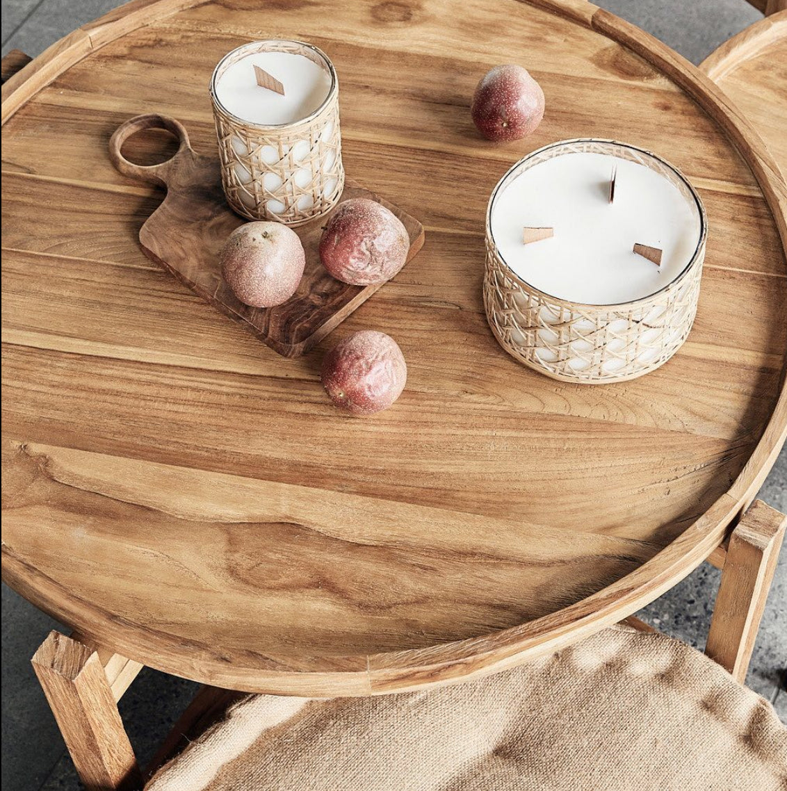 Large Rattan - Scented Candle (3 Fragrance Options)
