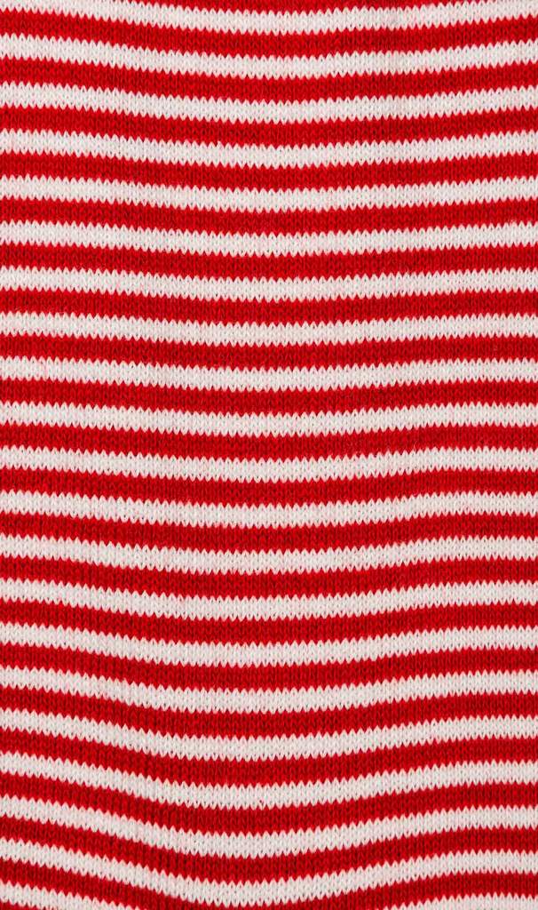 Red & White Stripe Socks