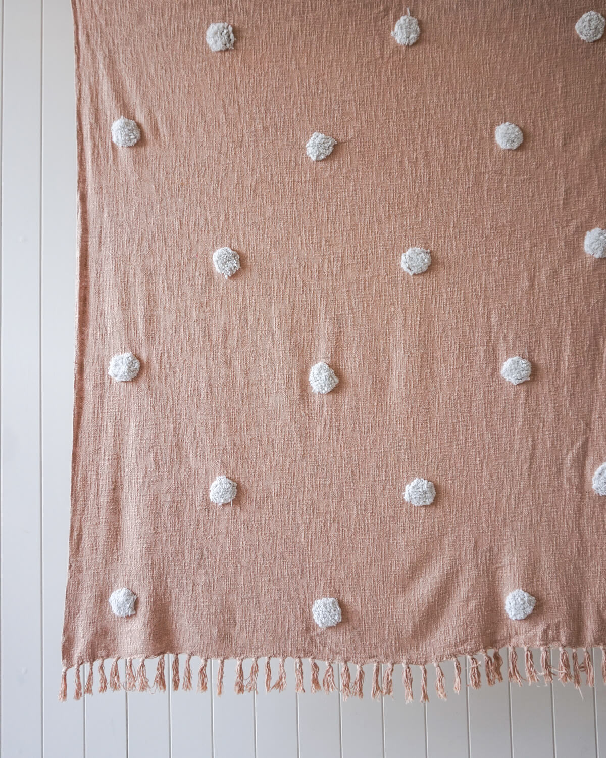 Throw Blanket - Belvidere in Blush