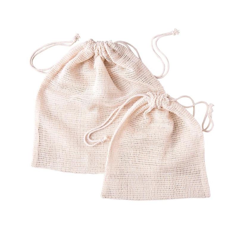 Reusable Organic Cotton Produce Bags - Set of 6