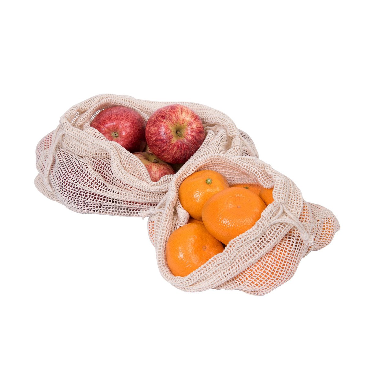 Reusable Organic Cotton Produce Bags - Set of 6