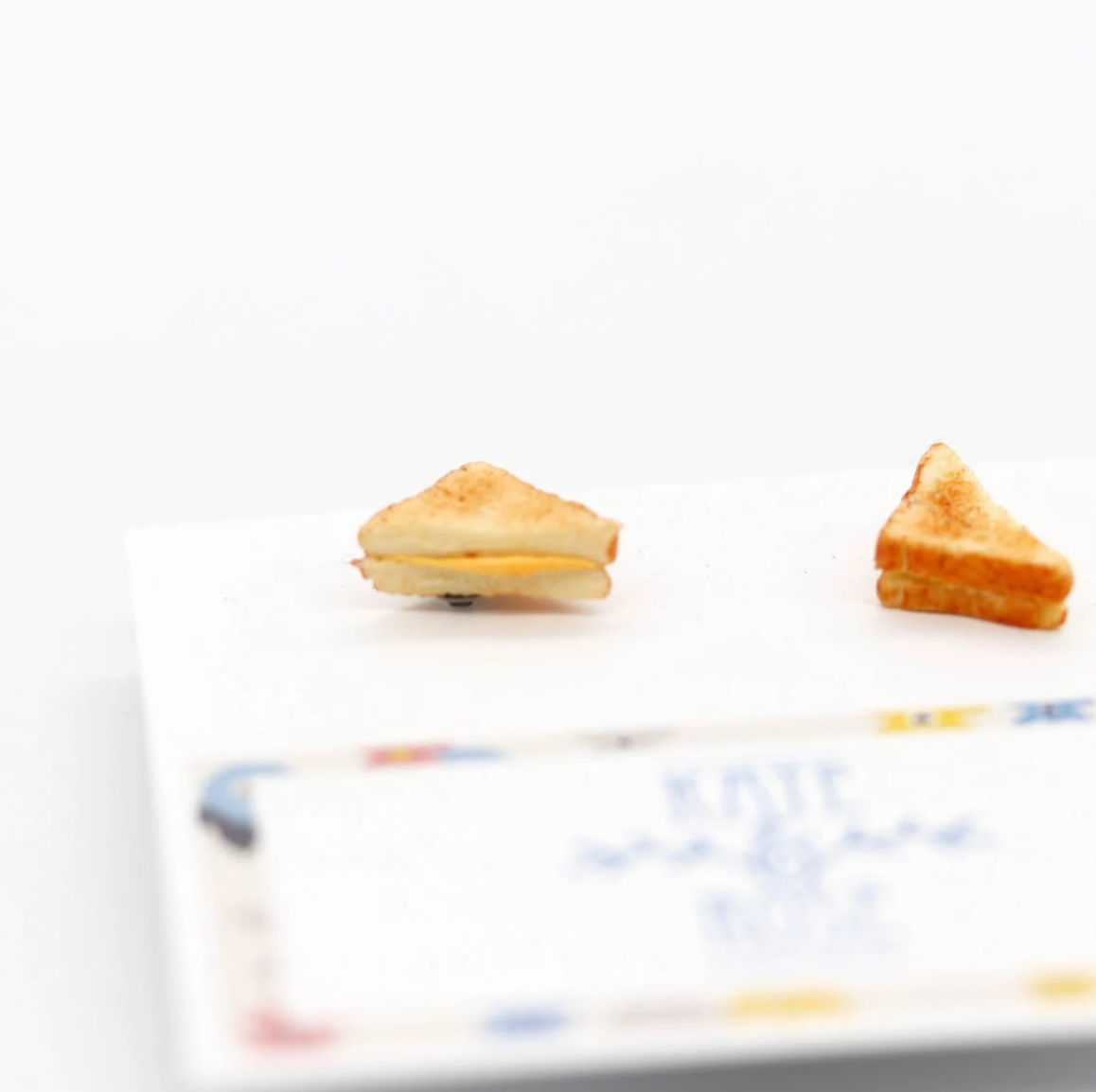 Cheese Toastie Stud Earrings