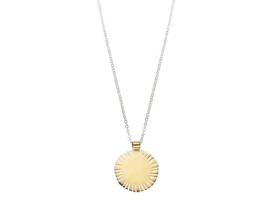 Sol Sun Slit Necklace - Gold