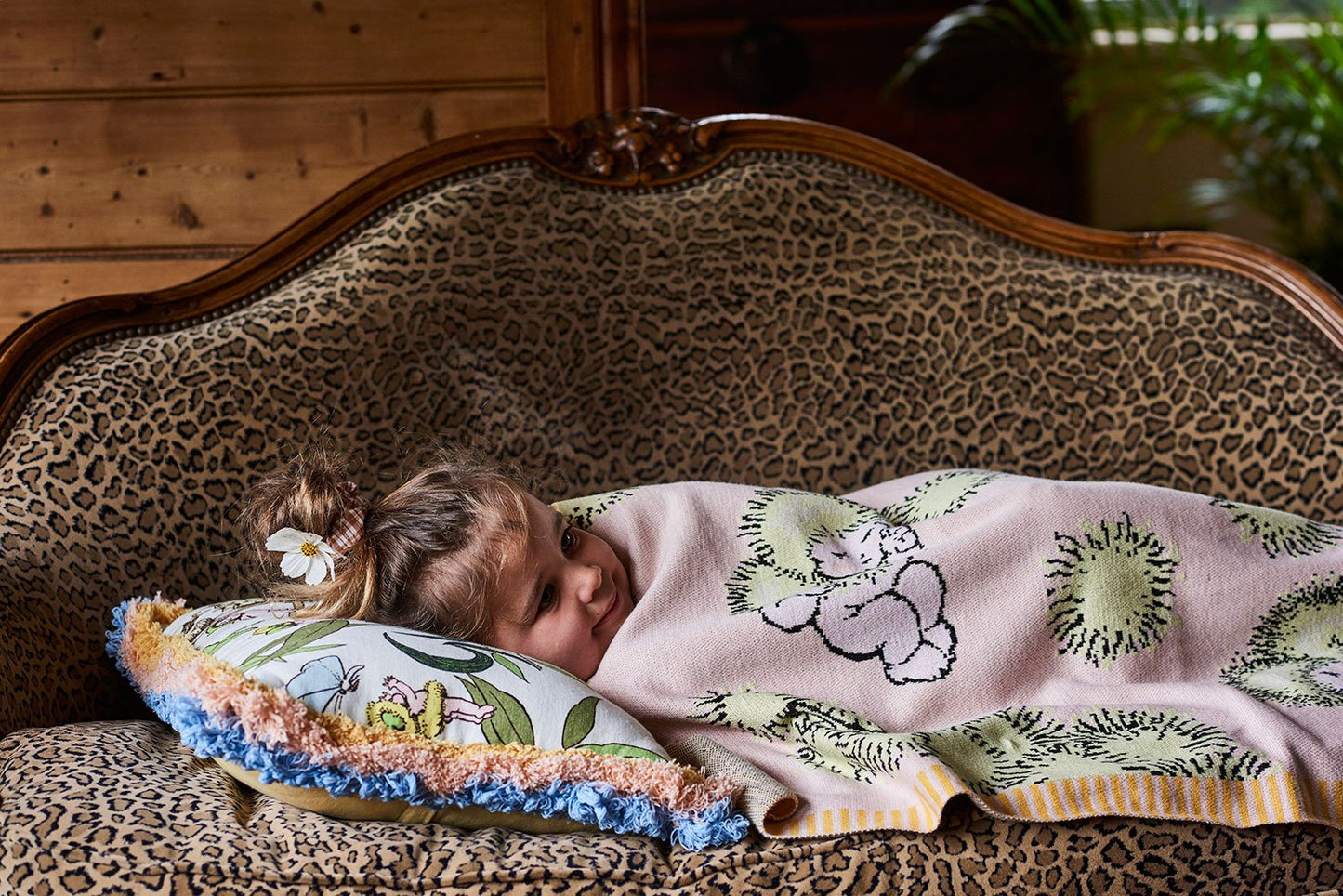 Baby Blanket - Wattle Dance Organic Cotton Knit
