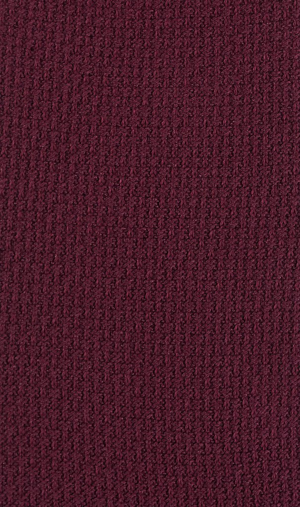 Wine Burgundy Textured Socks