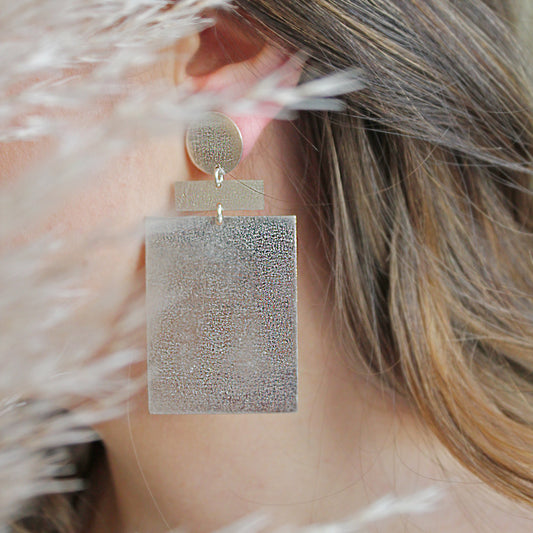 Zev Earrings - Silver