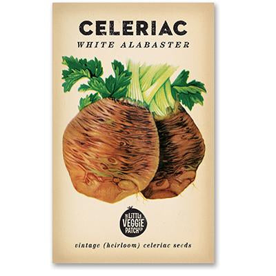 Celeriac 'White Alabaster' Heirloom Seeds