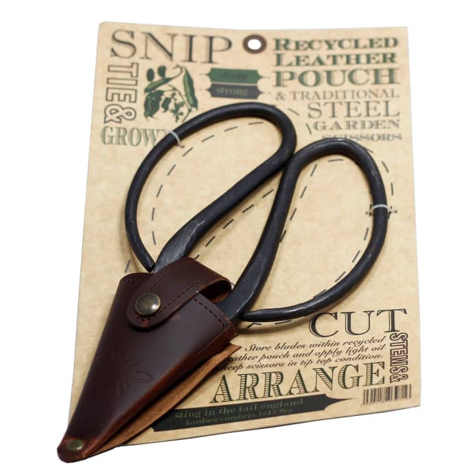 Scissors in Leather Pouch