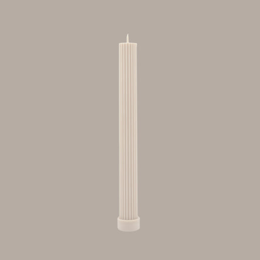 Column Pillar Candle -  White