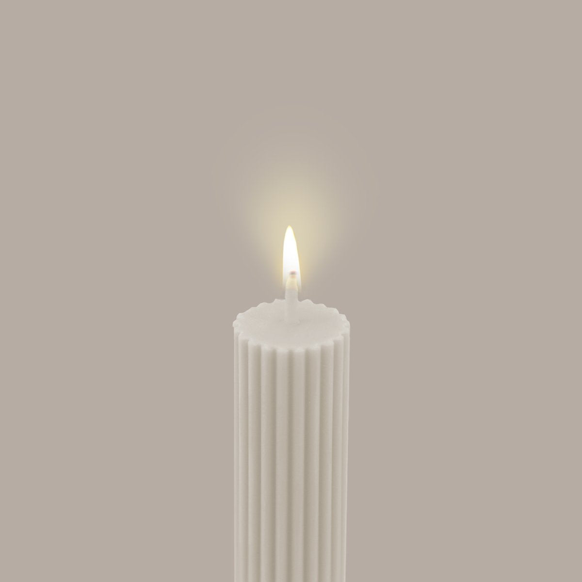 Column Pillar Candle -  White