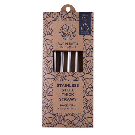 Smoothie Drinking Straws 4pk