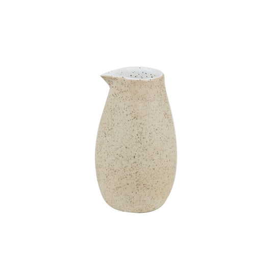 White Granite Creamer