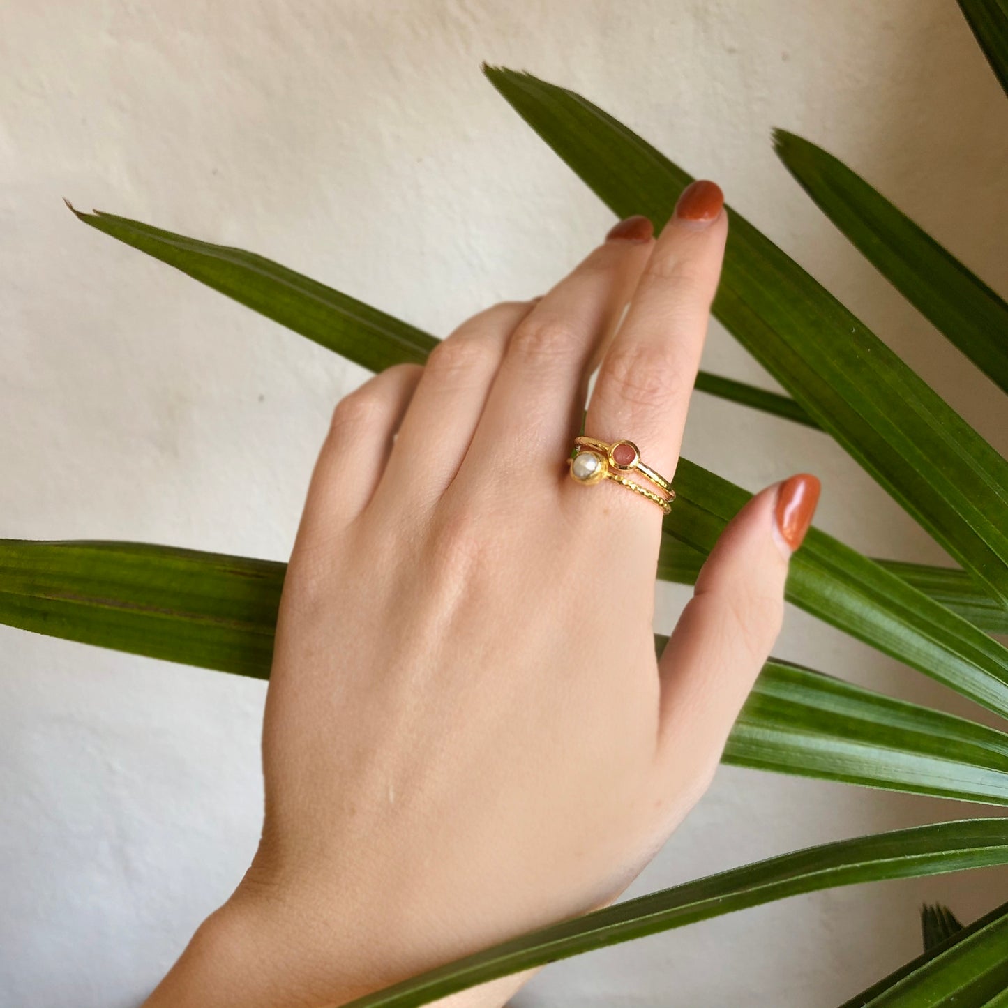 Turkish Stone Stackable Rings