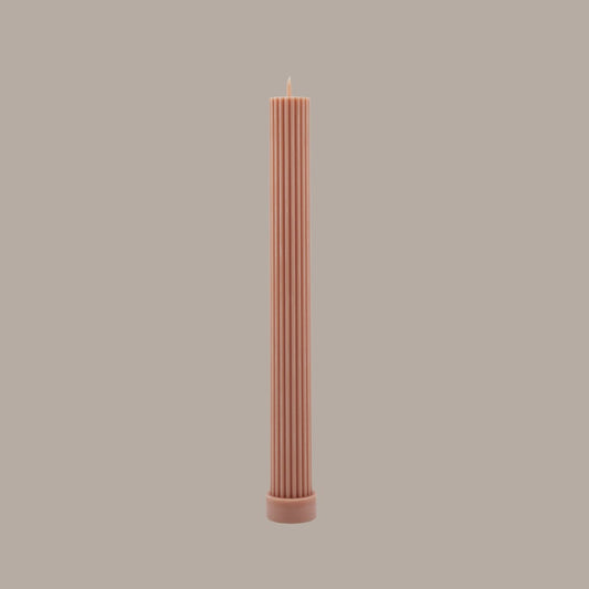 Column Pillar Candle - Peach