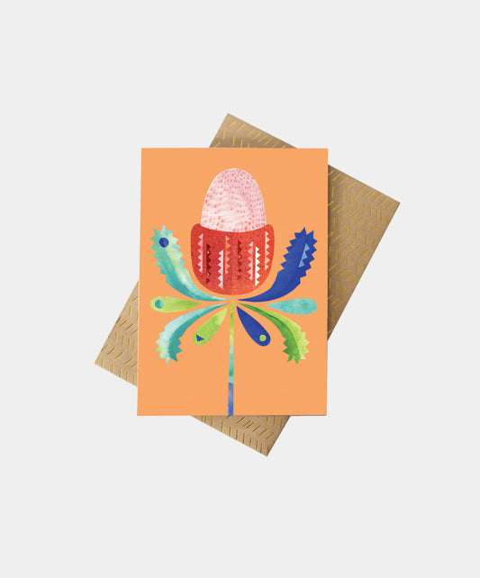 Banksia Greeting Card