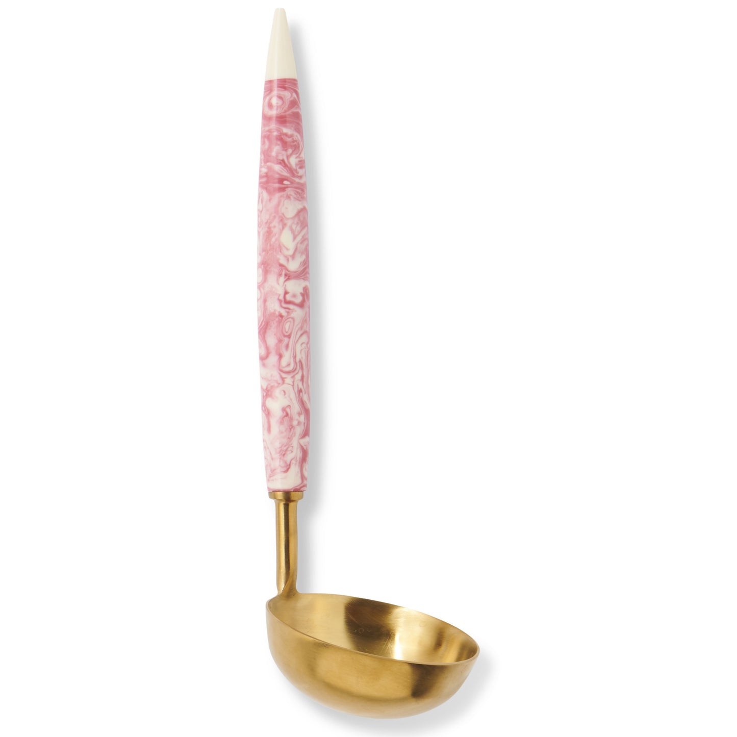Pink Marble Soup Ladle