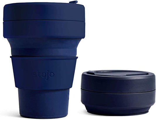 Collapsable Travel Cup Denim