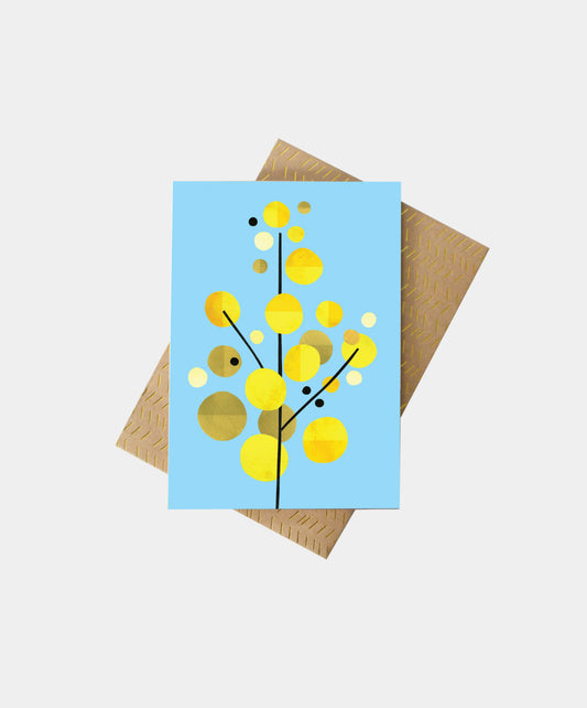 Wattle Greeting Card